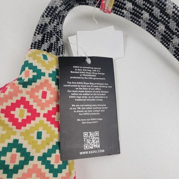 Kavu Mini Rope Sling Bag Polyester Crossbody NWT Outdoor Hiking‎ Carry-On New - Picture 6 of 6